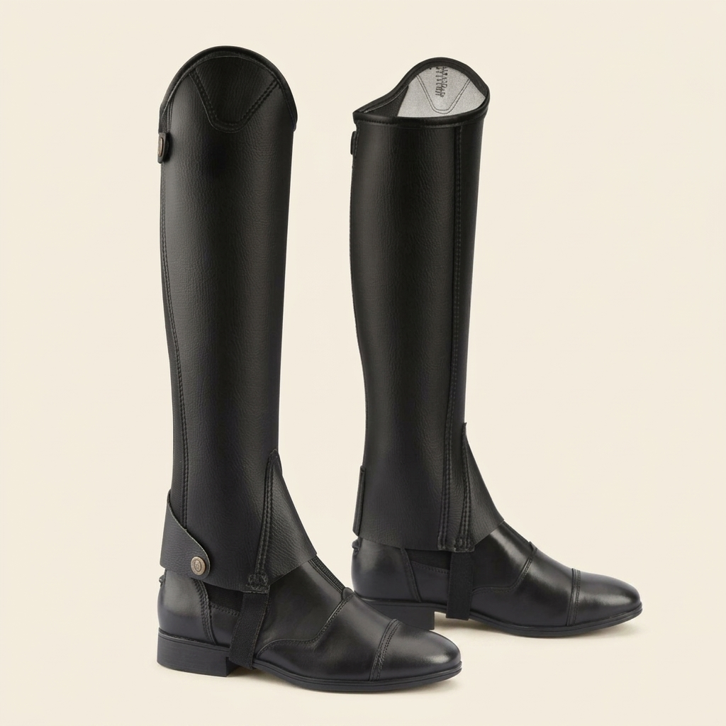 Microfibre half chaps studio product shot