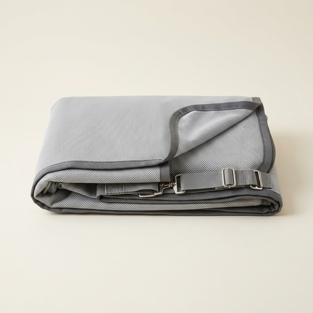 Light grey mesh fly rug for horses
