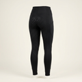 Black full grip riding leggings with silicone seat