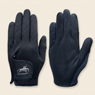 Summer mesh riding gloves black studio product shot