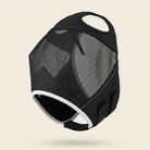 Horse fly mask without ears black studio product shot