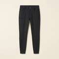 Men's riding breeches black studio product shot