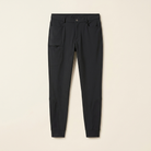 Men's riding breeches black studio product shot