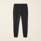 Men's riding breeches black studio product shot
