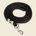 Heavy duty horse lead line black studio product shot
