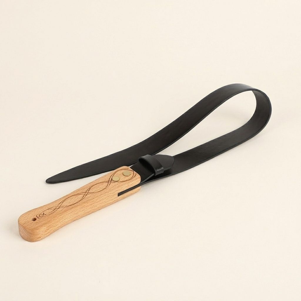 Horse lunge whip studio product shot