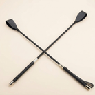 Riding crop black studio product shot